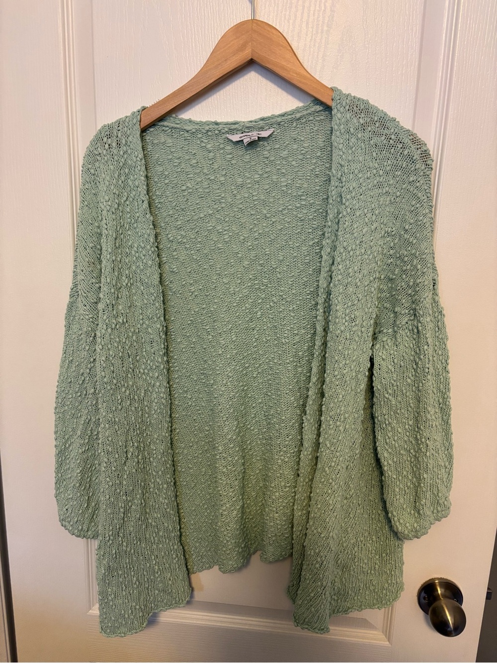 O'Neill Mint Green Open-Front Women's Cardigan
